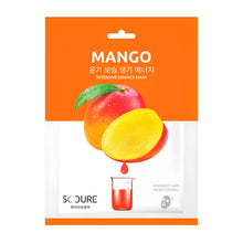 Carica l'immagine nel visualizzatore di Gallery, Jkosmec Mango Intensive Essence Mask - Maschera in tessuto con estratto di mango per nutrire la pelle e donarle una luminosità naturale.