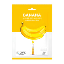 Carica l'immagine nel visualizzatore di Gallery, Jkosmec Banana Intensive Essence Mask - Maschera in tessuto con estratto di banana e vitamine per nutrire la pelle e ripristinare la barriera cutanea.