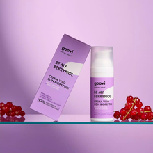 Carica l'immagine nel visualizzatore di Gallery, GOOVI Crema viso con biopeptidi Be My Berrynol, 50ML - Crema viso retinol like che leviga, uniforma e nutre la pelle rendendola più compatta ed elastica. Con il 97% di ingredienti di origine naturale.
