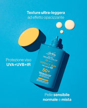 Carica l'immagine nel visualizzatore di Gallery, DEFENCE SUN Fluido Viso Anti-Lucidità SPF 50+, 50ml