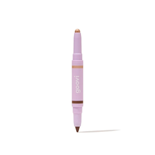 Carica l'immagine nel visualizzatore di Gallery, GOOVI OMBRETTO STICK DUO Couple Goals Ombretto in stick a doppia punta perfetto per creare un look occhi completo in pochi gesti: illumina, definisce e dona profondità allo sguardo con texture cremose e ultra-sfumabili.