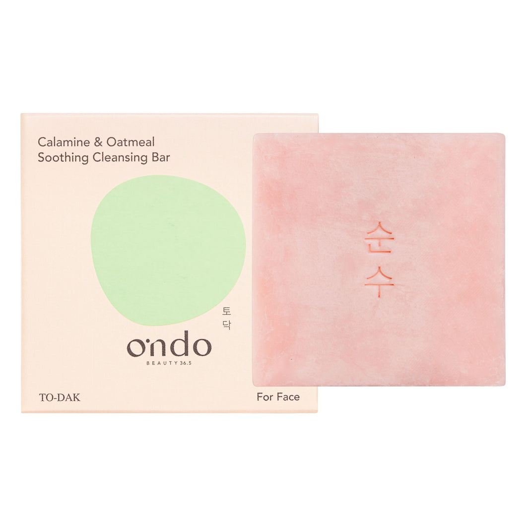 Ondo Beauty 36.5 Calamine & Oatmeal Soothing Cleansing Bar