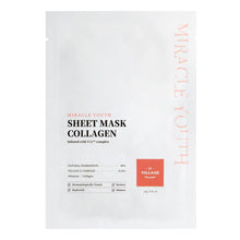 Carica l'immagine nel visualizzatore di Gallery, VILLAGE 11 FACTORY - MIRACLE YOUTH SHEET MASK COLLAGEN
