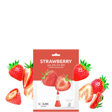 Carica l'immagine nel visualizzatore di Gallery, Jkosmec Strawberry Intensive Essence Mask - Maschera in tessuto con estratto di fragola, vitamine e antiossidanti per una pelle più elastica e rigenerata.
