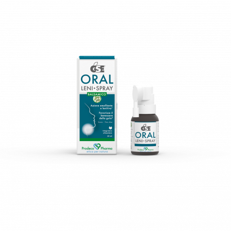 GSE ORAL LENI•SPRAY Spray orale con estratti ad azione emolliente e lenitiva1 che favoriscono il benessere della gola2
