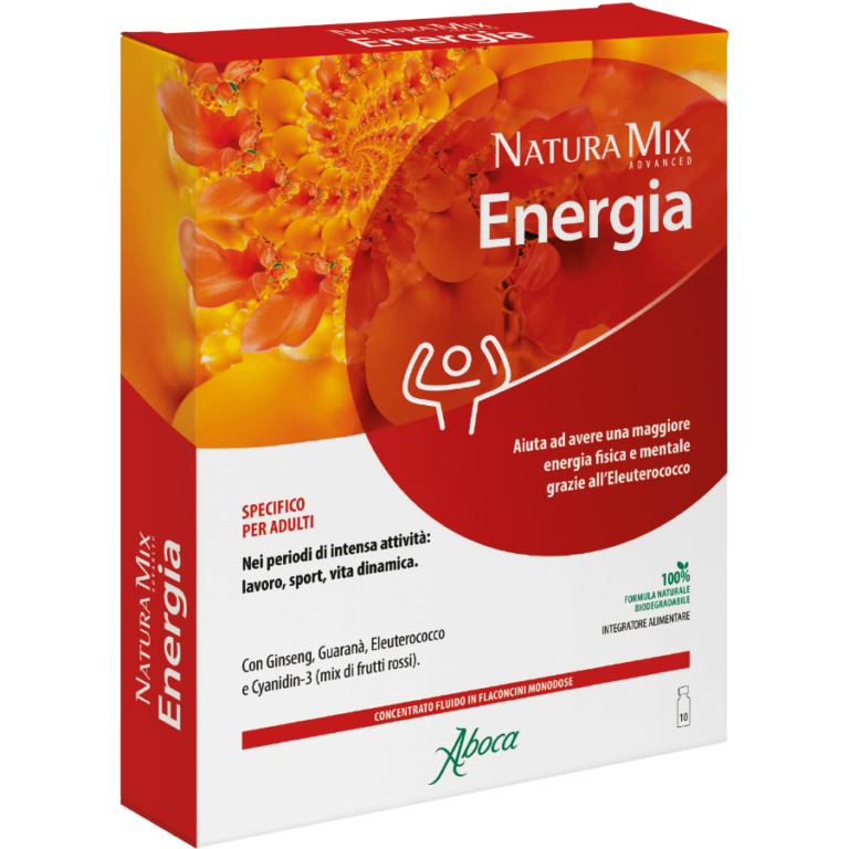 Natura Mix Advanced Energia - Concentrato Fluido 10 Flaconcini