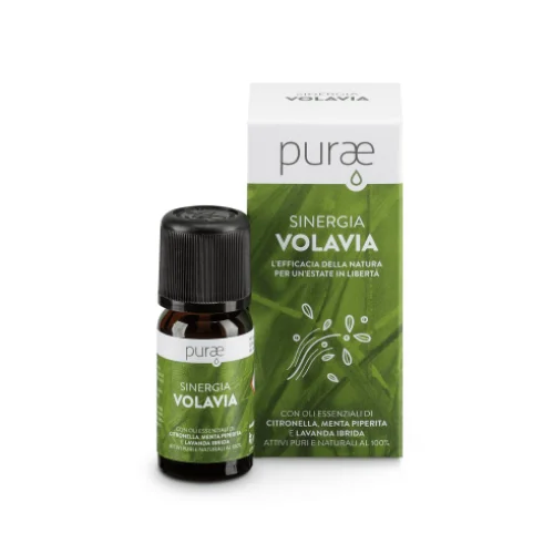 Purae Volavia Sinergia Olio Essenziale Anti-Zanzare 10ml