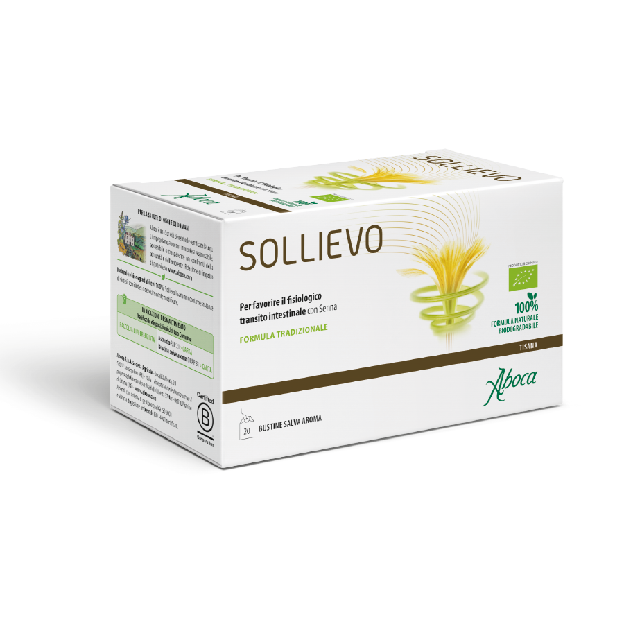 SOLLIEVO TISANA - Confezione da 20 bustine da 2,2 g