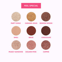 Carica l&#39;immagine nel visualizzatore di Gallery, GOOVI Palette 9 ombretti Feel Special
