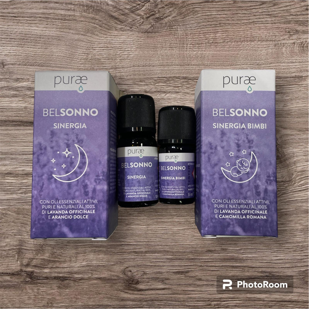 Purae Sinergia Con Oli Essenziali - Belsonno 10ml