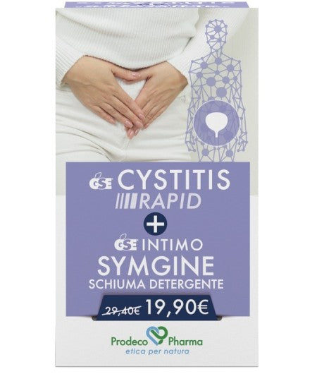 GSE Cystitis Rapid 30 Compresse + Symgine Schiuma Detergente 100ml