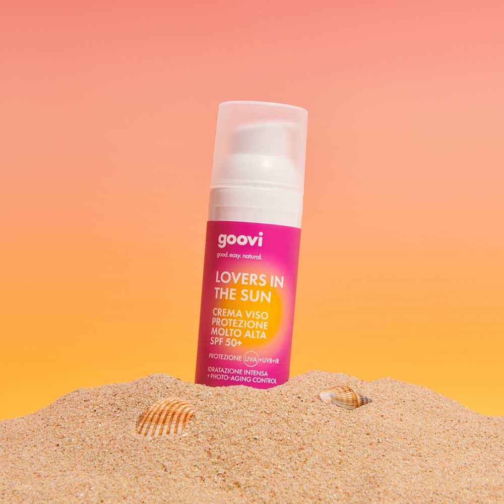Goovi crema solare viso - protezione spf50+