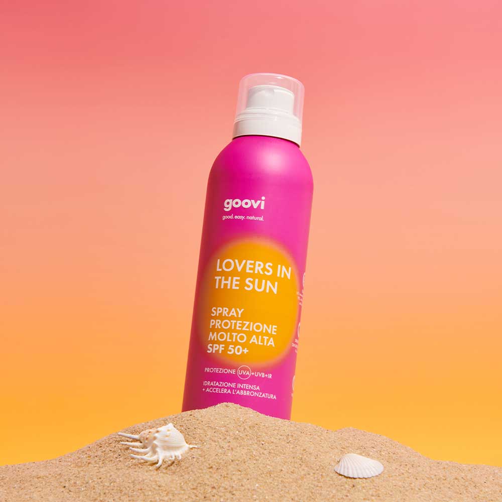 Goovi crema solare spray corpo - protezione spf50+