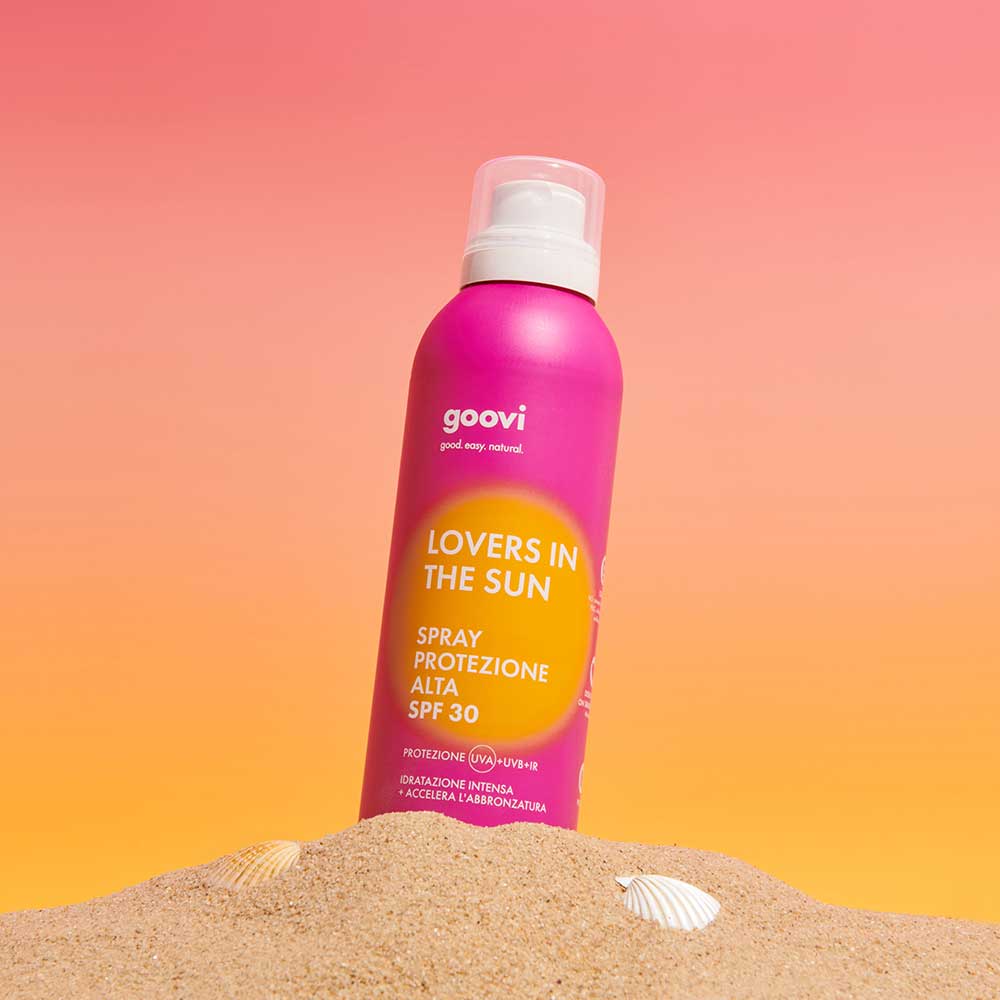 Goovi crema solare spray corpo - protezione spf30