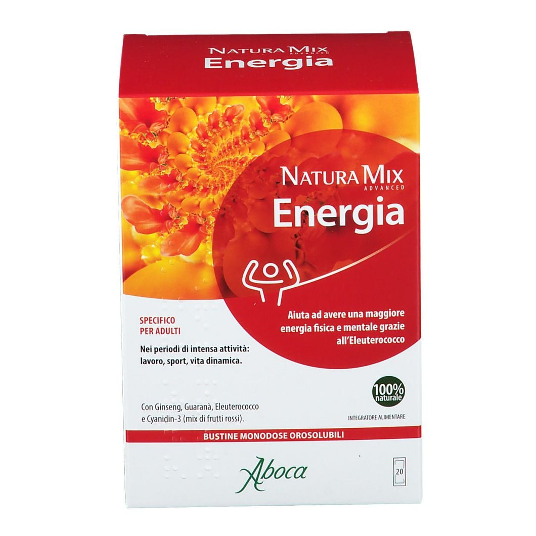 Natura Mix Advanced Energia - 20 Bustine Orosolubili